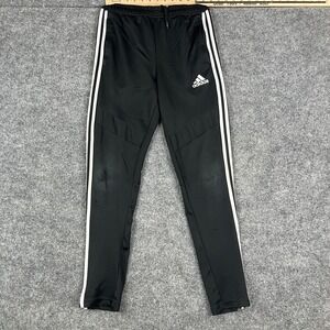 Adidas Tiro Track Pants Youth Large Black 3 Stripes Athletic Soccer Slim Fit